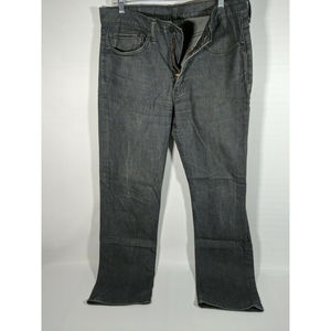 Levis 514 Regular Straight Fit Mens Size 34/32 Zip Fly Black Label Canada Jeans